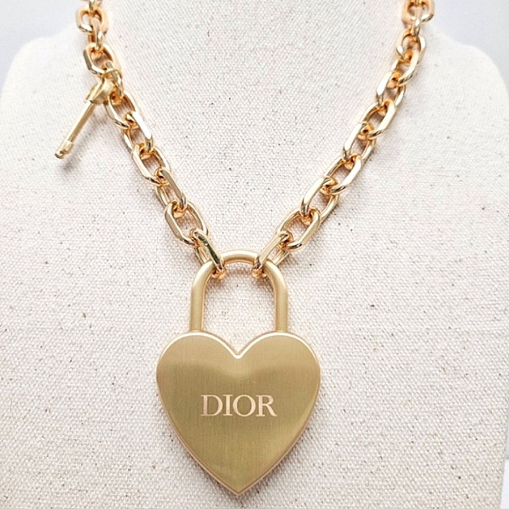 RESERVED CHRISTIAN DIOR Heart Lock & Key Set